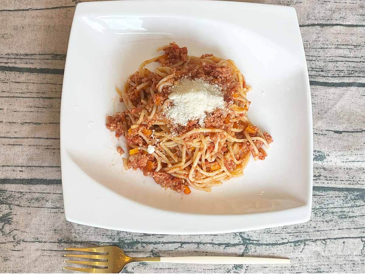 【メンズレシピ】炊飯器にお任せミートパスタ