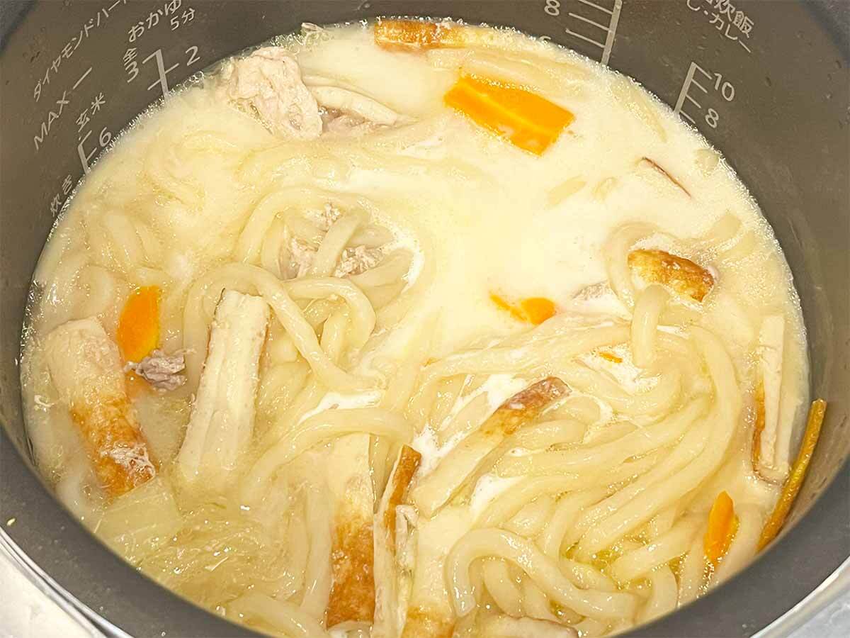 【メンズレシピ】炊飯器でちゃんぽんうどん