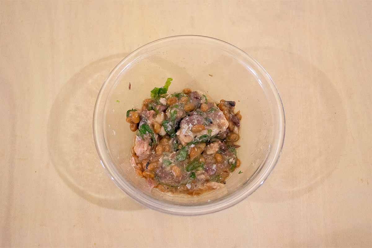 【メンズレシピ】サバ納豆丼