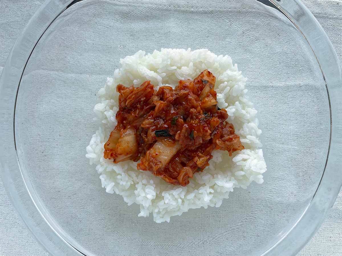 ツナキムチ炒飯
