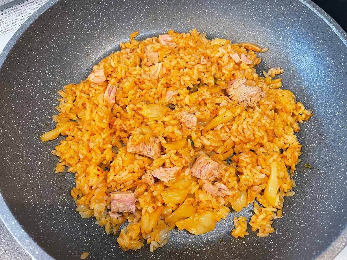 ツナキムチ炒飯