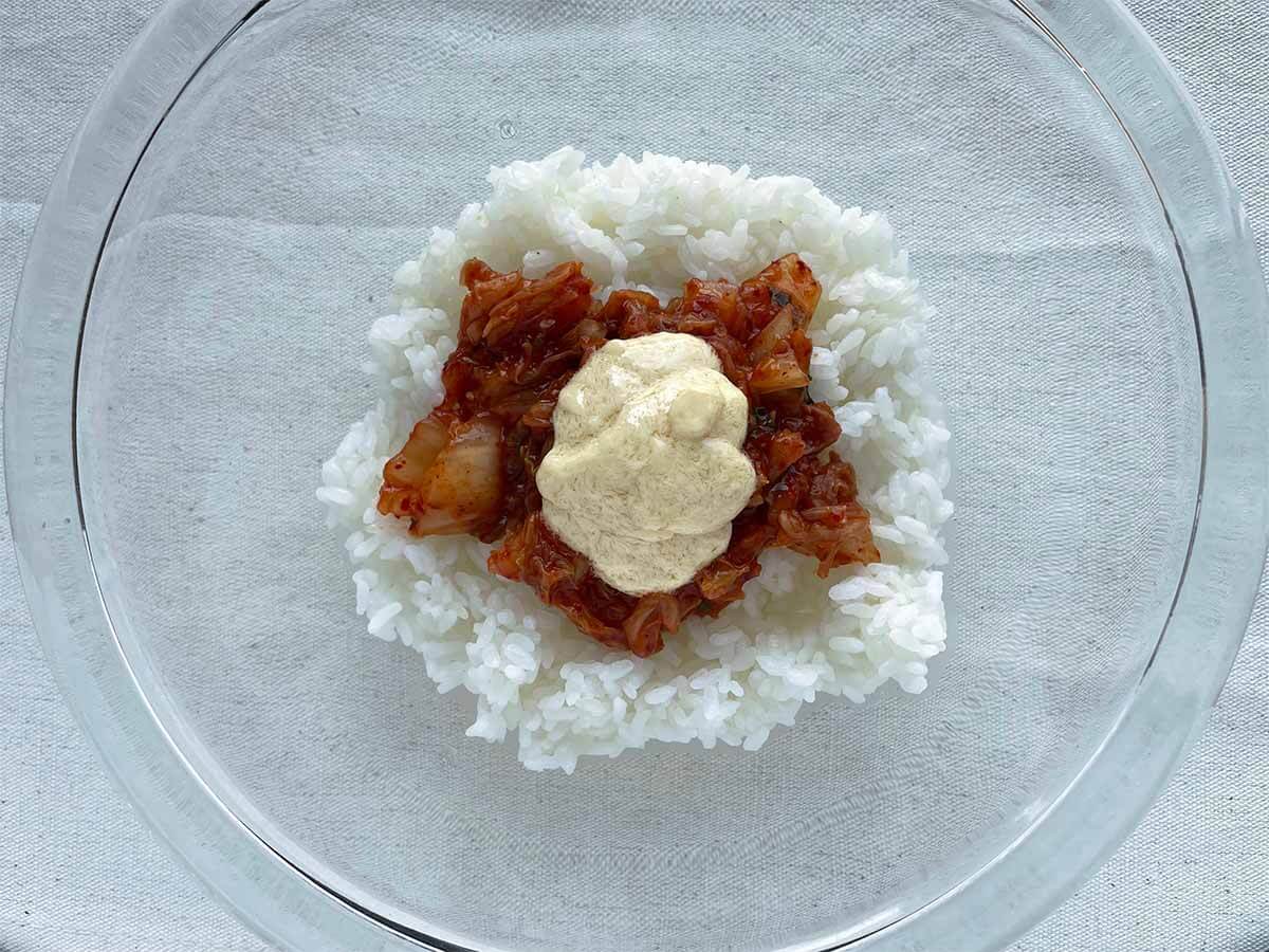 ツナキムチ炒飯
