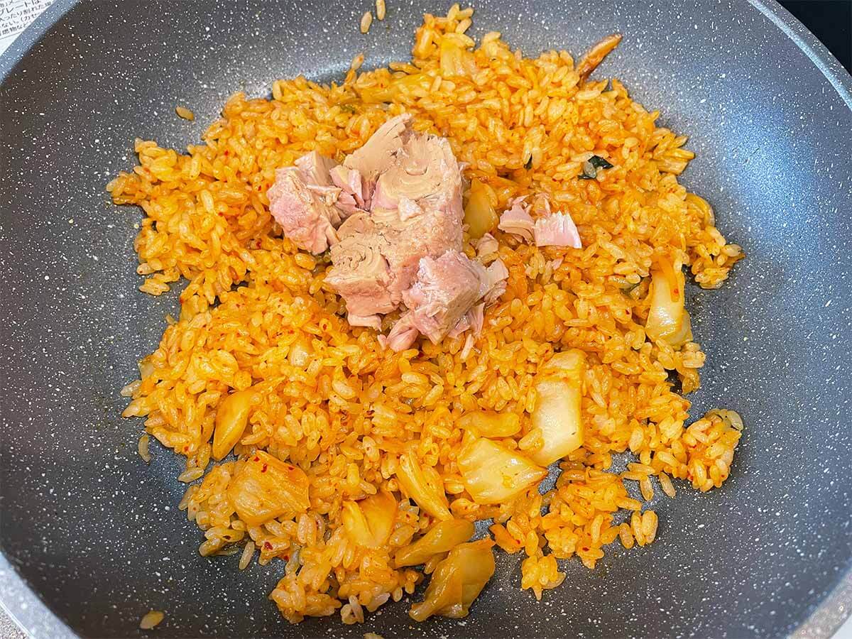 ツナキムチ炒飯