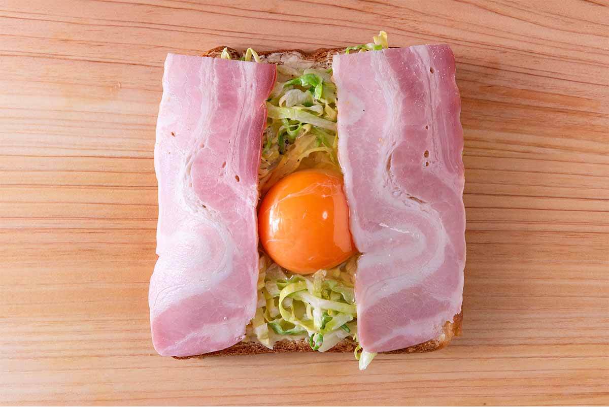 【メンズレシピ】キャベたまトースト