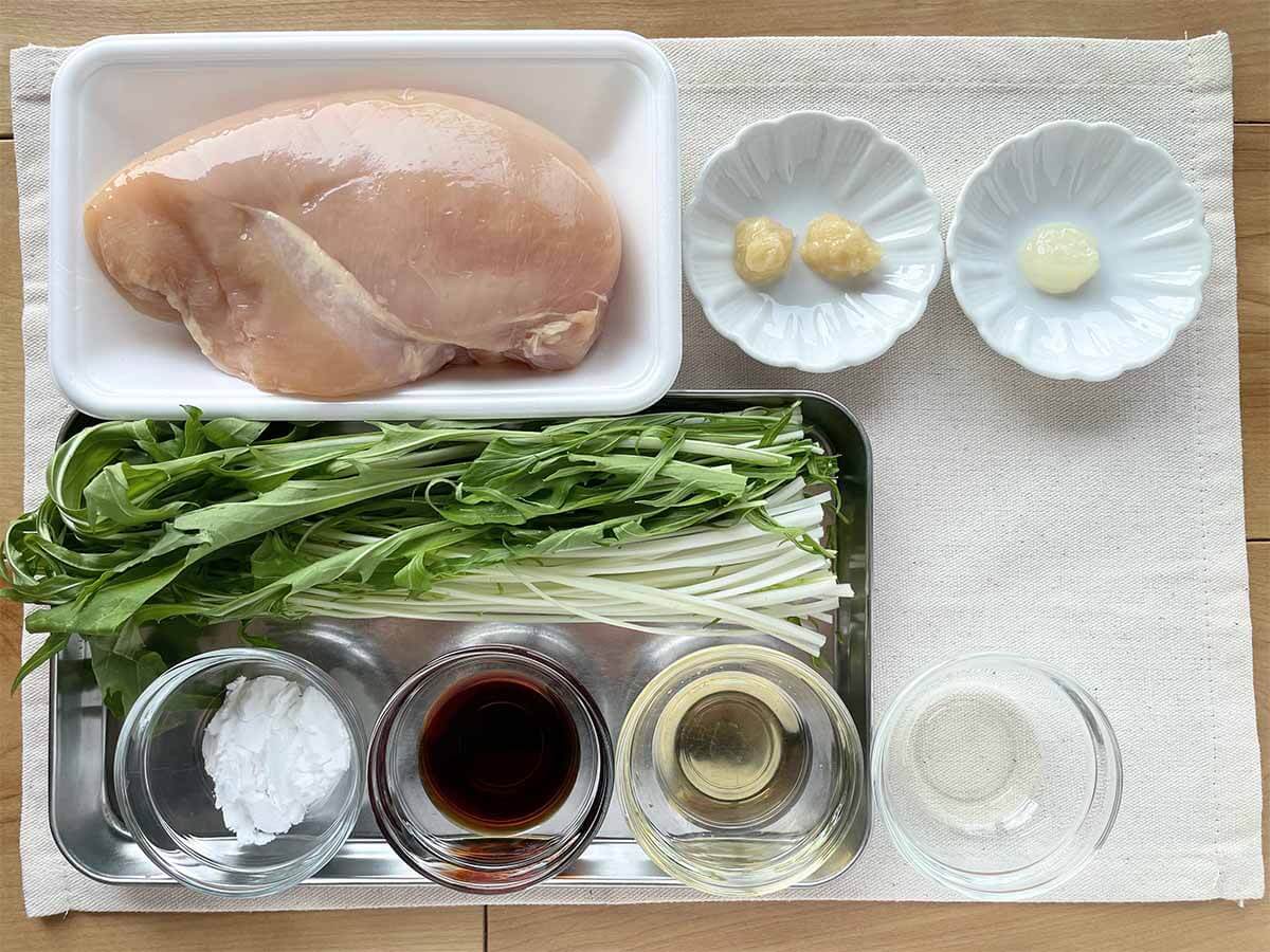 【メンズレシピ】鶏むね肉の生姜焼き