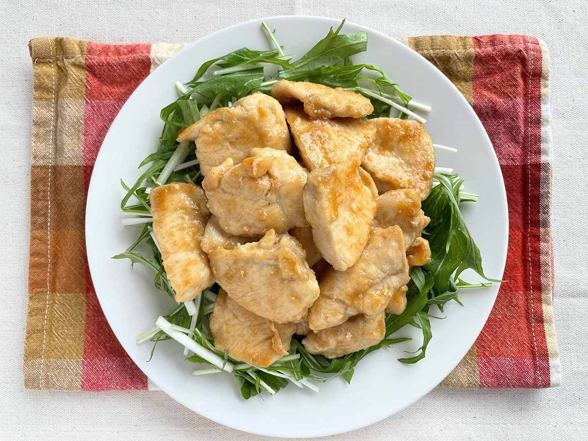 【メンズレシピ】鶏むね肉の生姜焼き