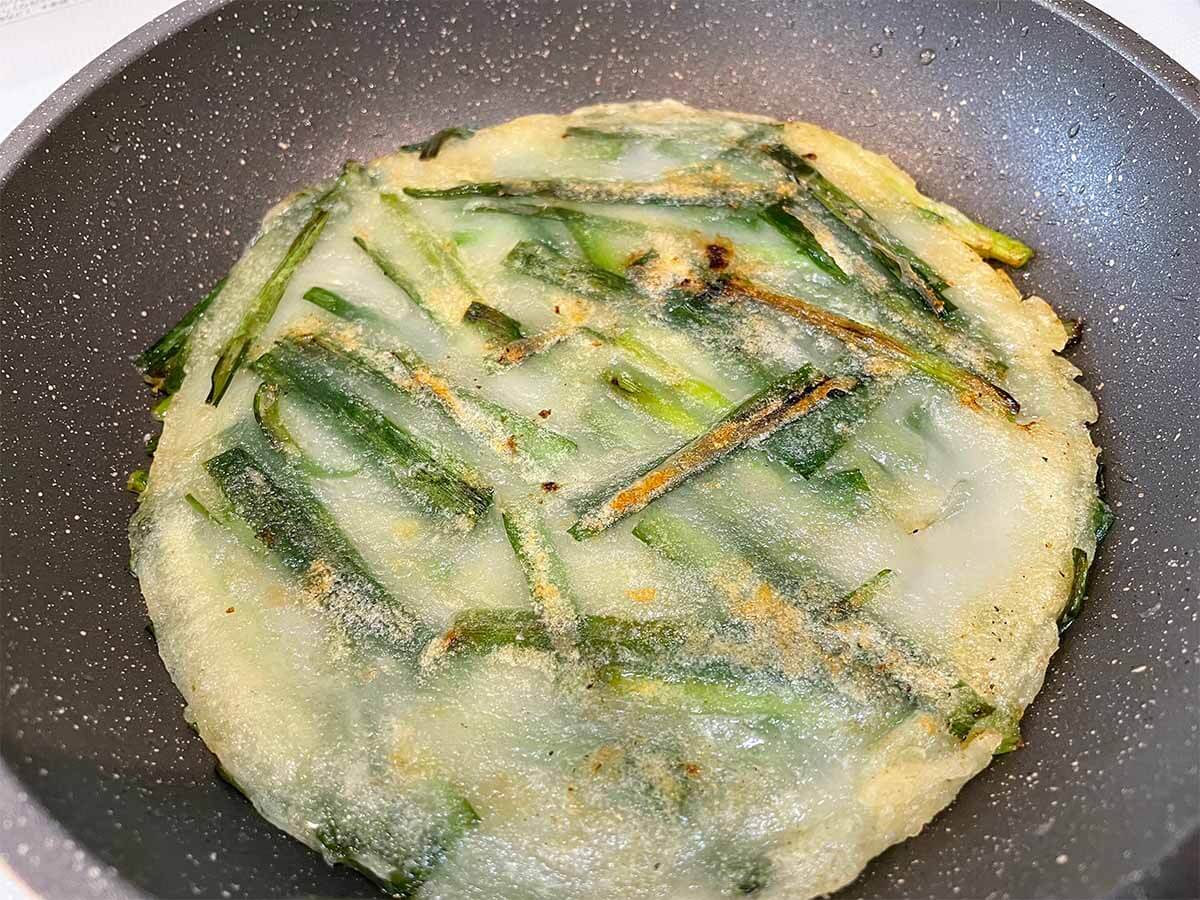 ニラだけチヂミ
