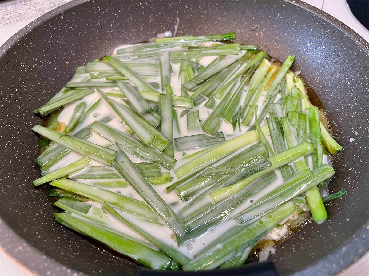 ニラだけチヂミ