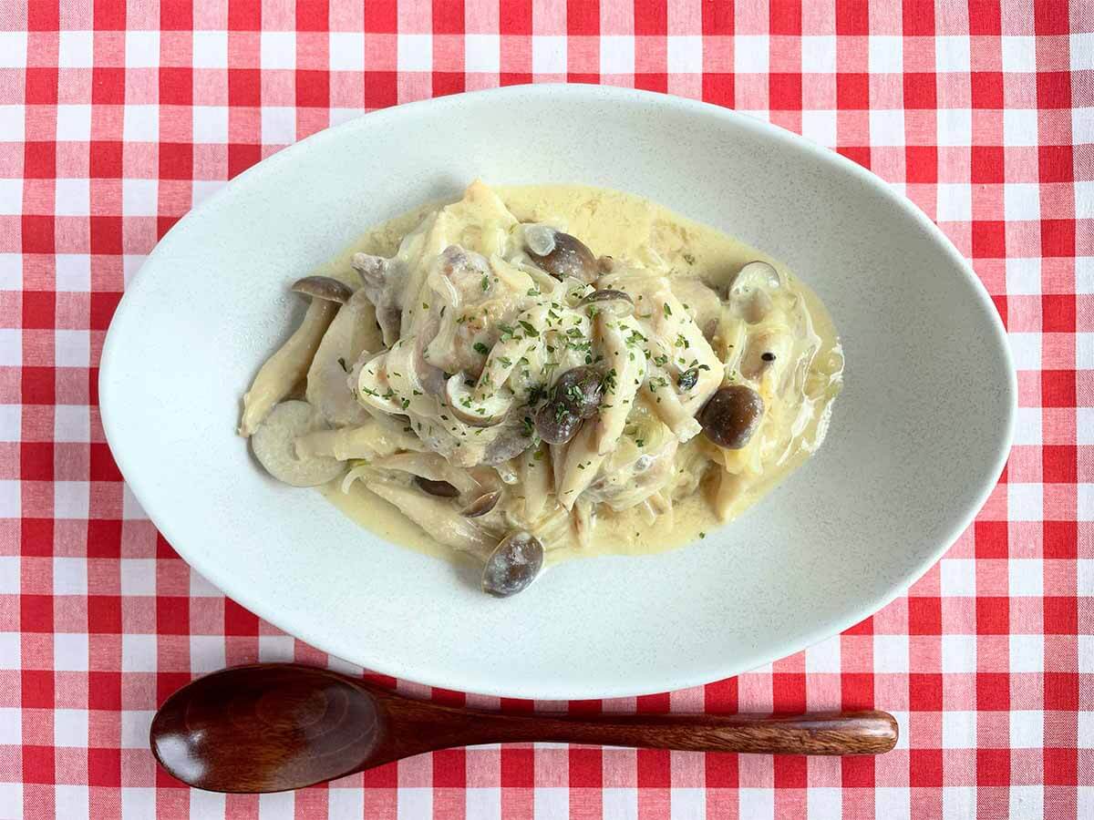 【メンズレシピ】時短豆乳煮