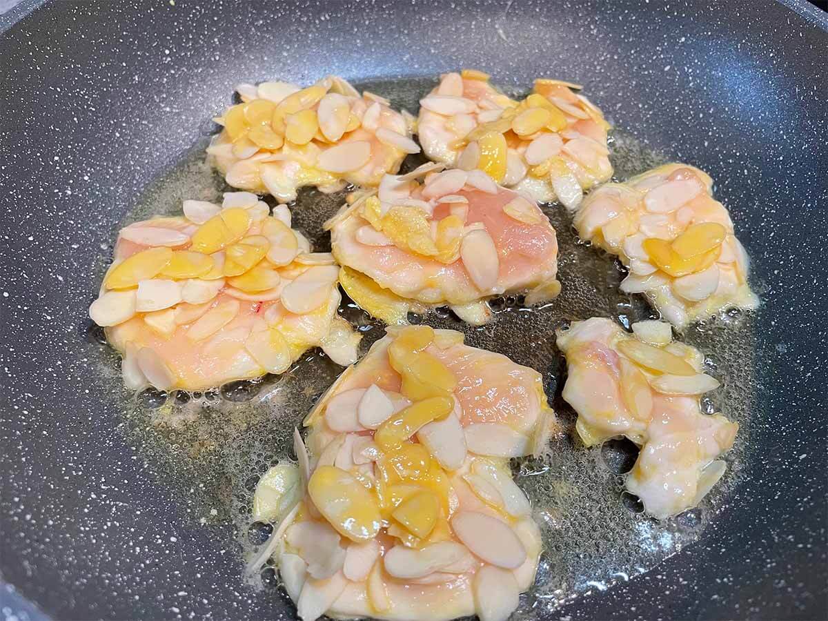 【メンズレシピ】アーモンドチキン