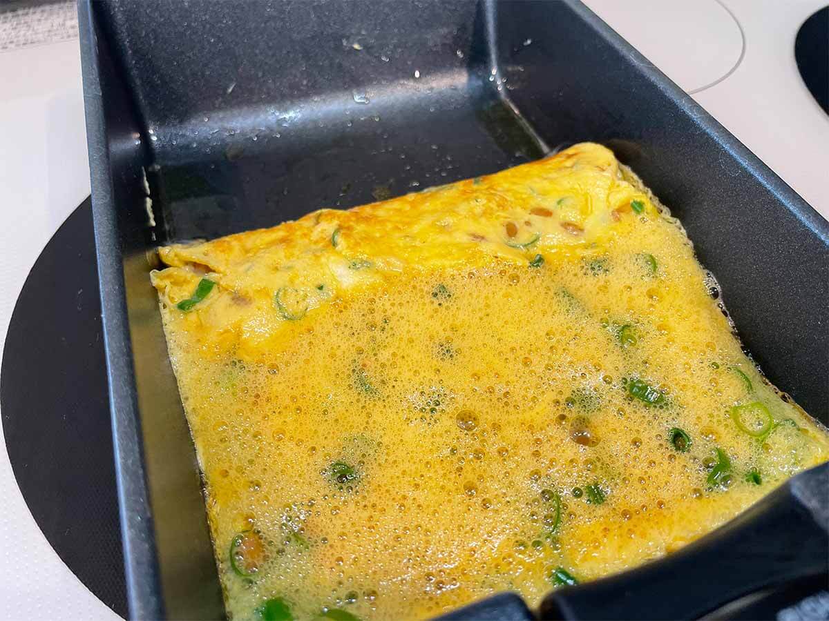 【メンズレシピ】納豆入り卵焼き