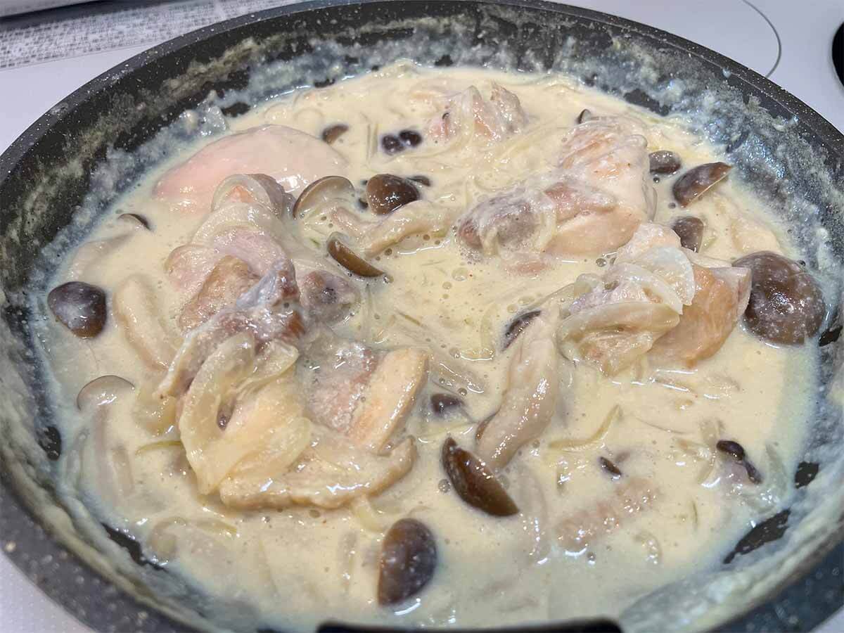 【メンズレシピ】時短豆乳煮