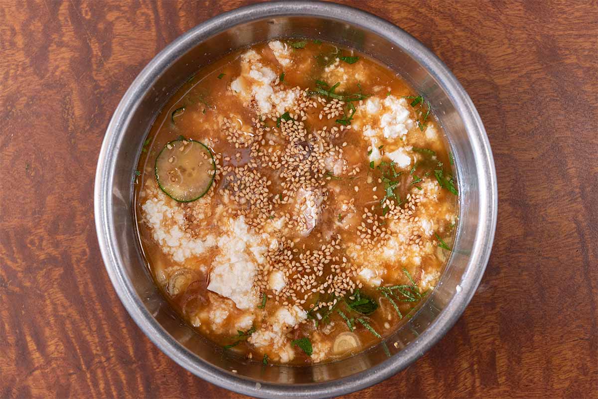【メンズレシピ】鯖缶で冷や汁