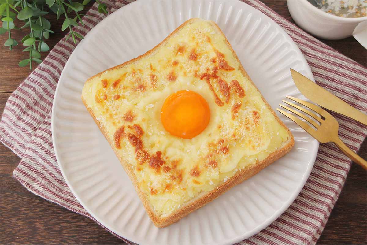 【メンズレシピ】さくさくポテたまトースト
