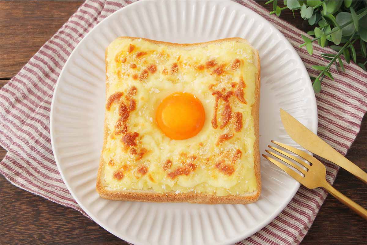 【メンズレシピ】さくさくポテたまトースト