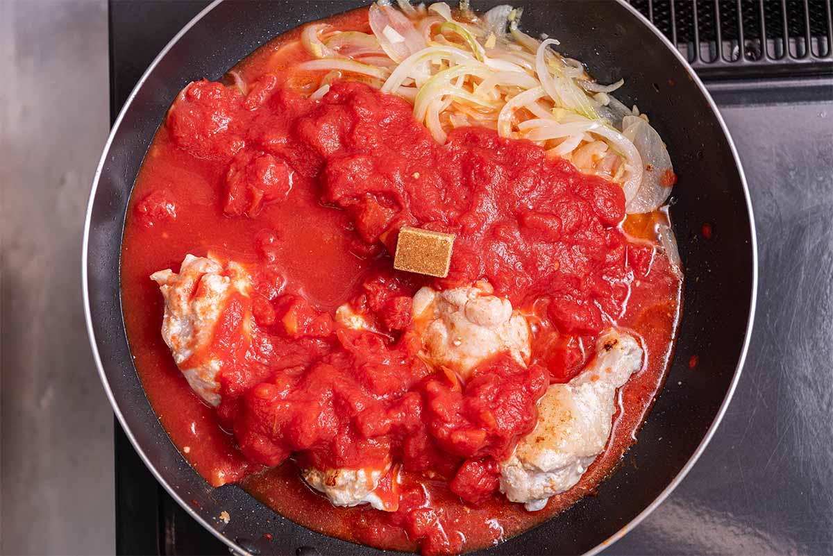 【メンズレシピ】手羽先トマトカレー