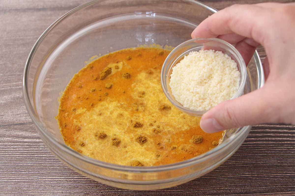 【メンズレシピ】カレー風味のチーズ卵焼き