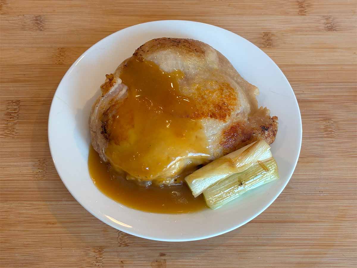 【メンズレシピ】鶏もものオレンジジュース照り焼き