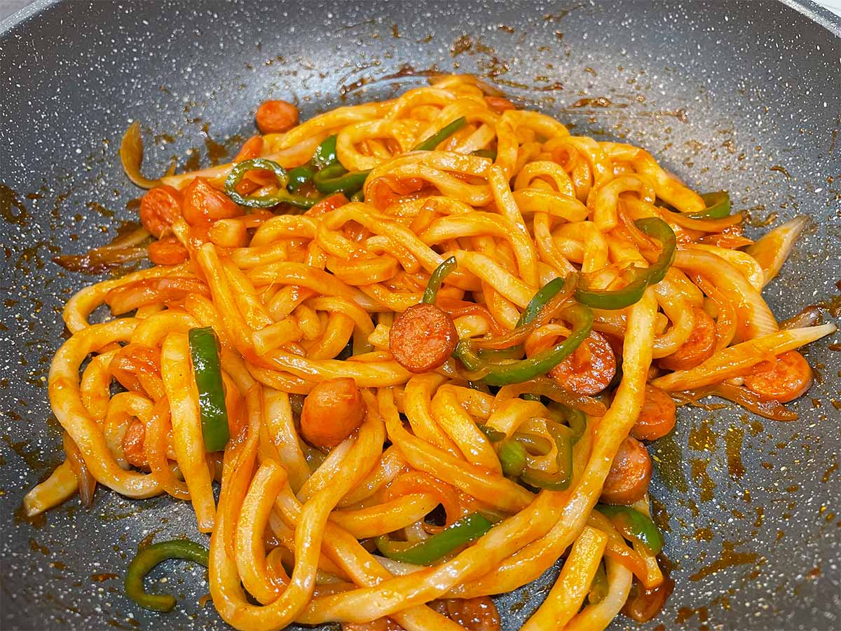 【メンズレシピ】ナポリうどん