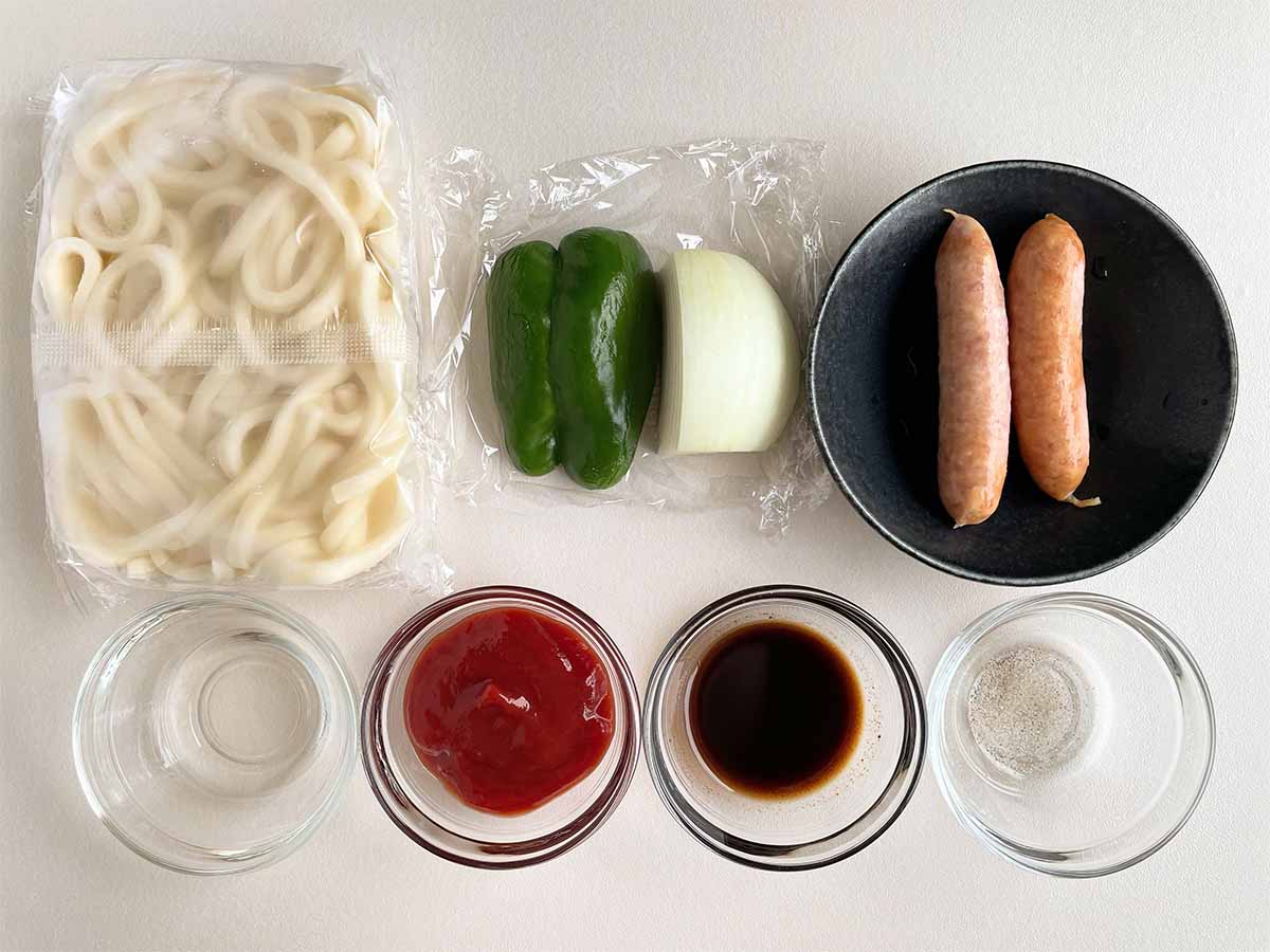 【メンズレシピ】ナポリうどん