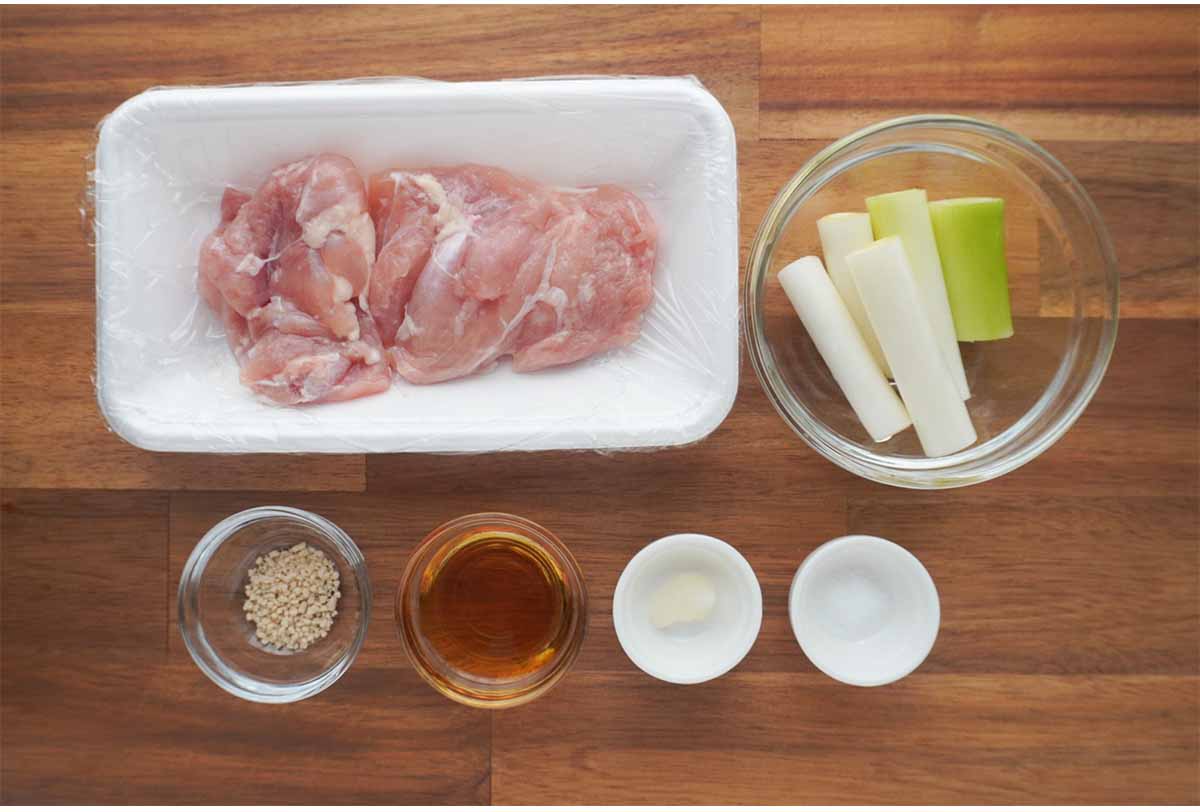 【メンズレシピ】鶏肉のねぎ塩だれ蒸し