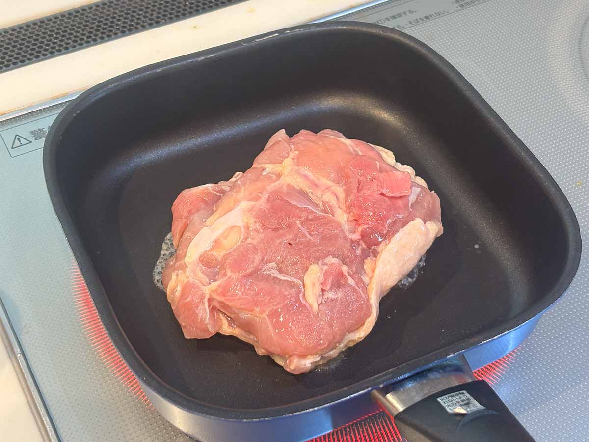 【メンズレシピ】鶏もものオレンジジュース照り焼き