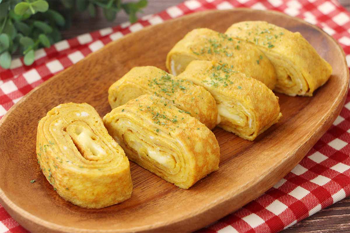 【メンズレシピ】カレー風味のチーズ卵焼き
