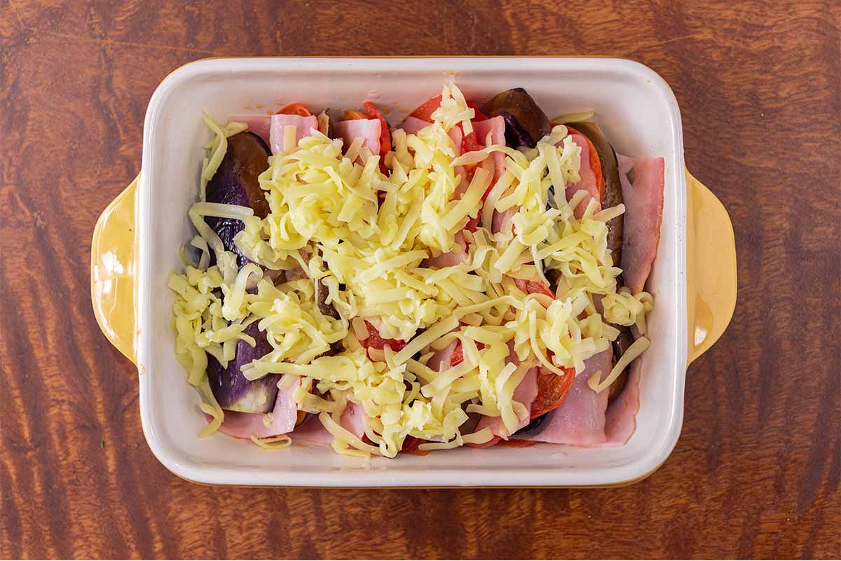 【メンズレシピ】ナスとトマトのグラタン