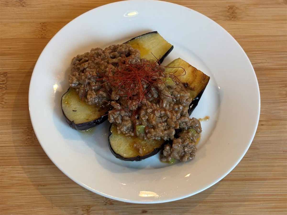 【メンズレシピ】まるごと麻婆茄子