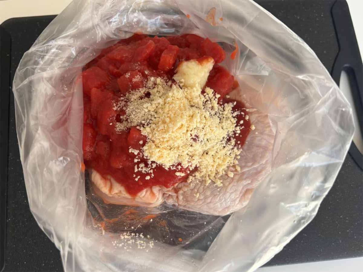 【メンズレシピ】チキンのトマト煮