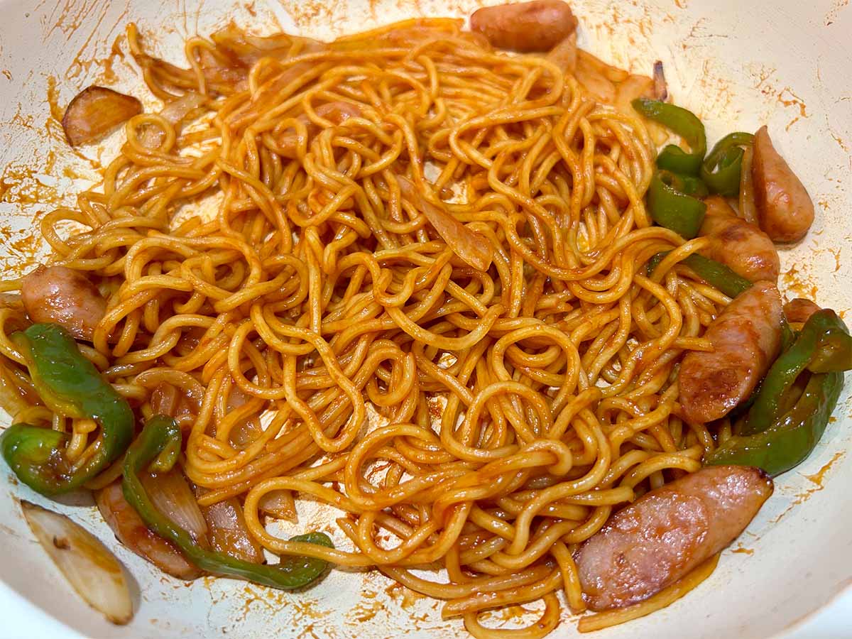 【メンズレシピ】焼きそばナポリタン