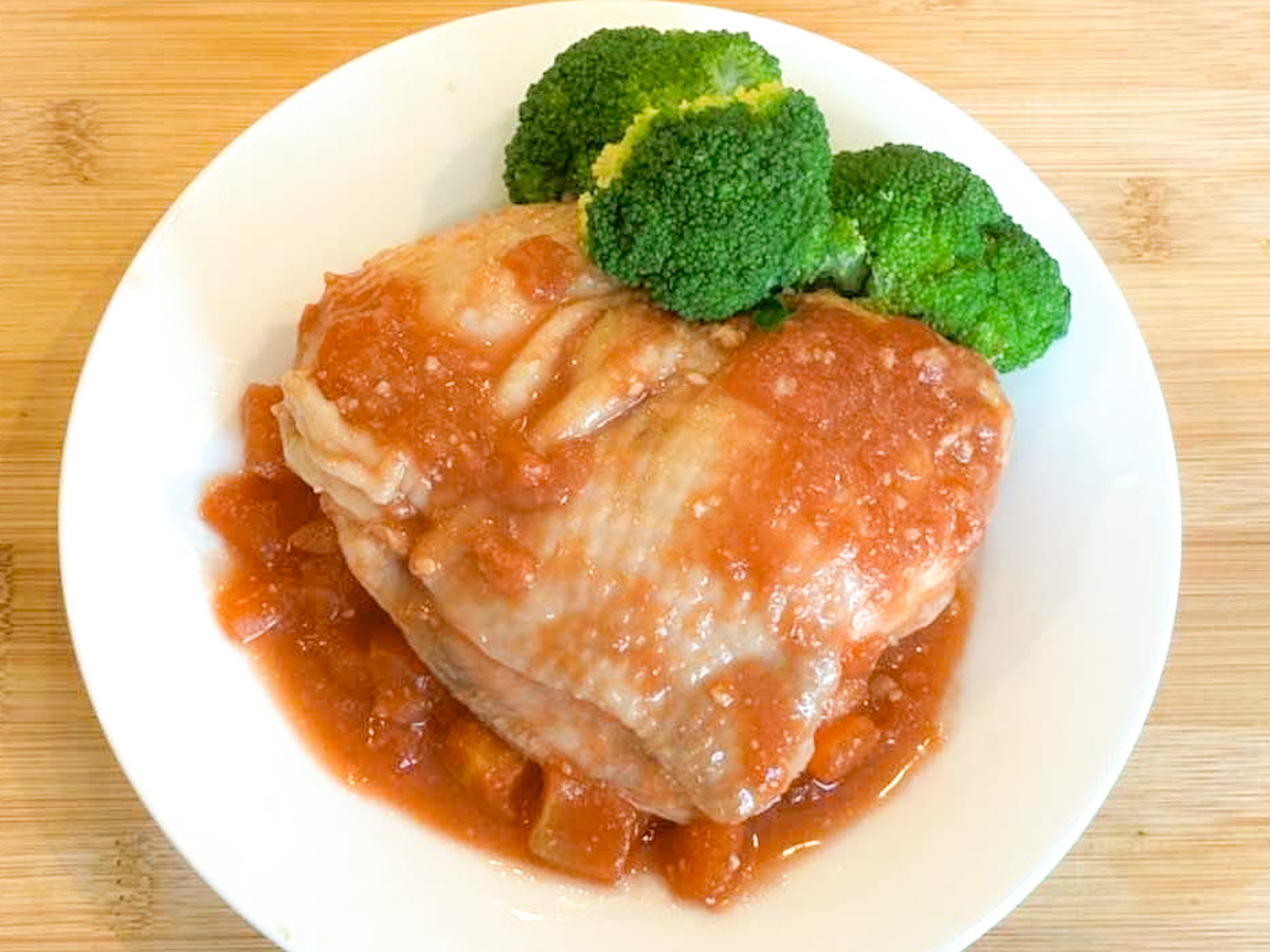 【メンズレシピ】チキンのトマト煮