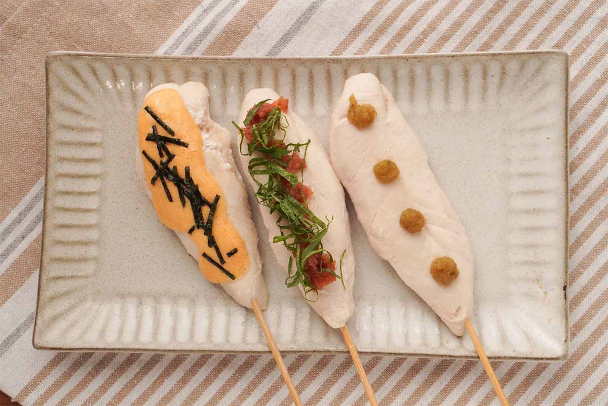 【メンズレシピ】ささみ焼き鳥