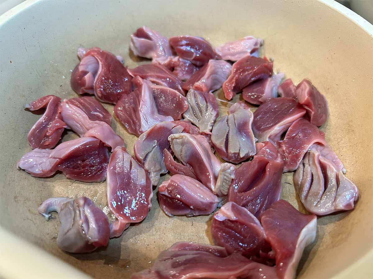 【メンズレシピ】砂肝のねぎ塩柚子胡椒炒め