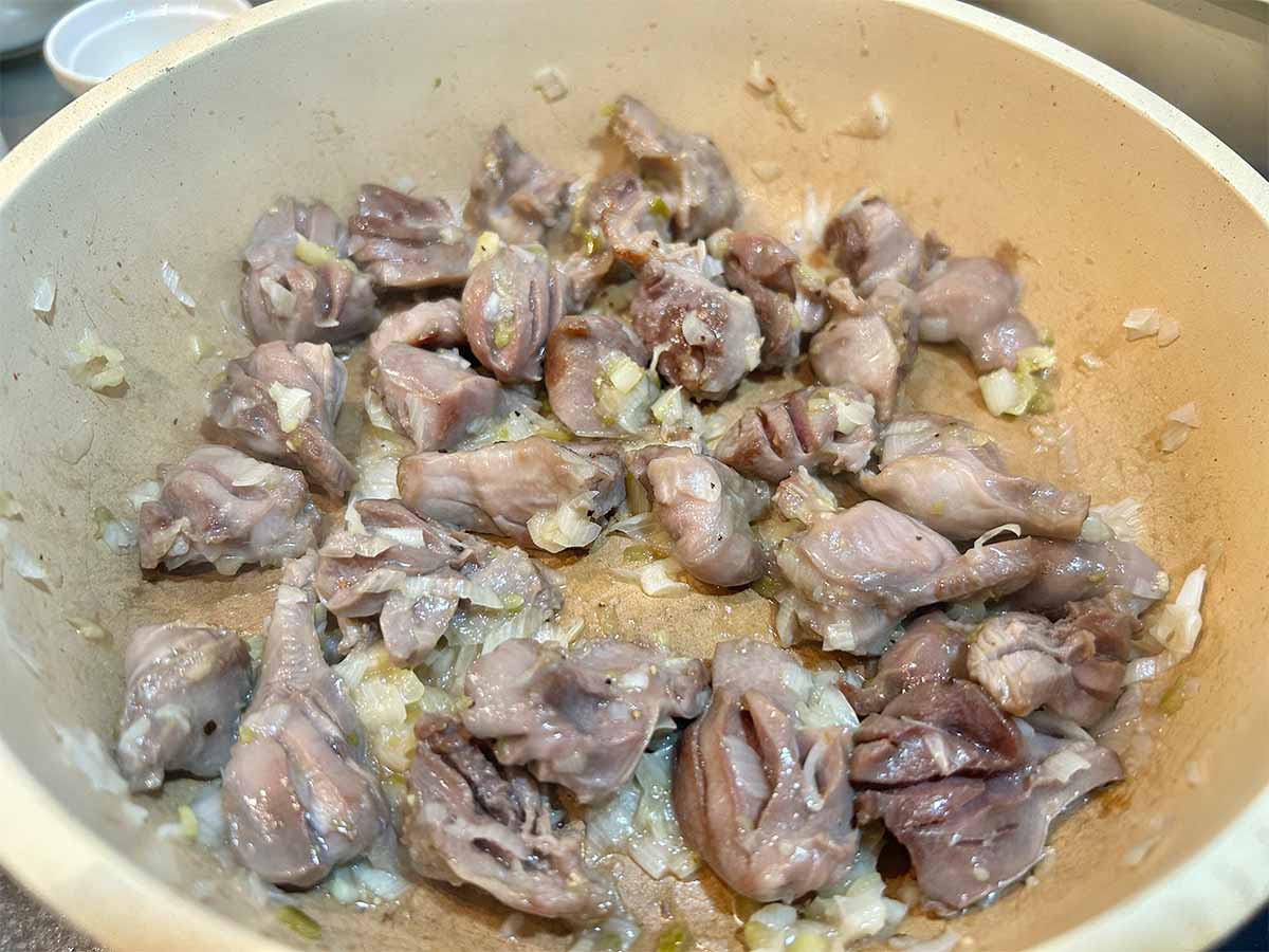 【メンズレシピ】砂肝のねぎ塩柚子胡椒炒め