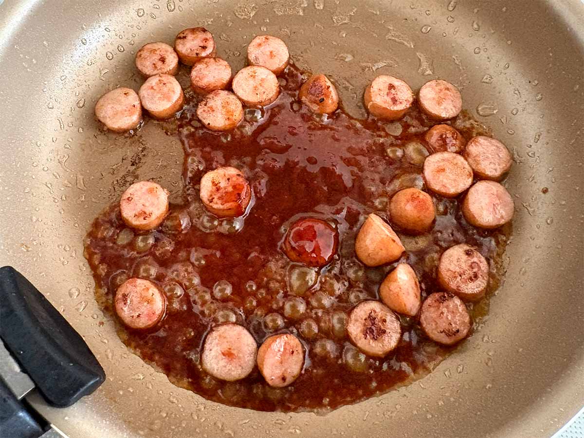 【メンズレシピ】とろたまソーセージ丼