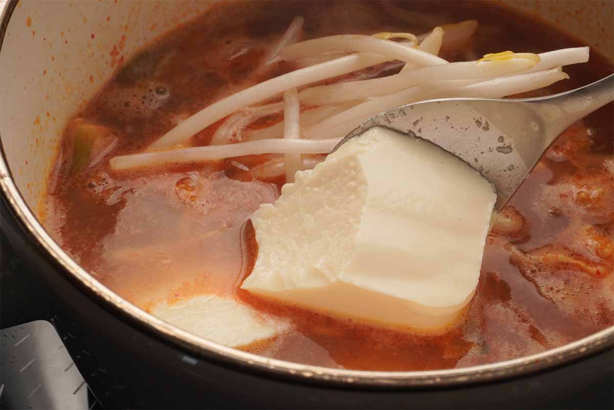 【メンズレシピ】豆腐キムチチゲ鍋