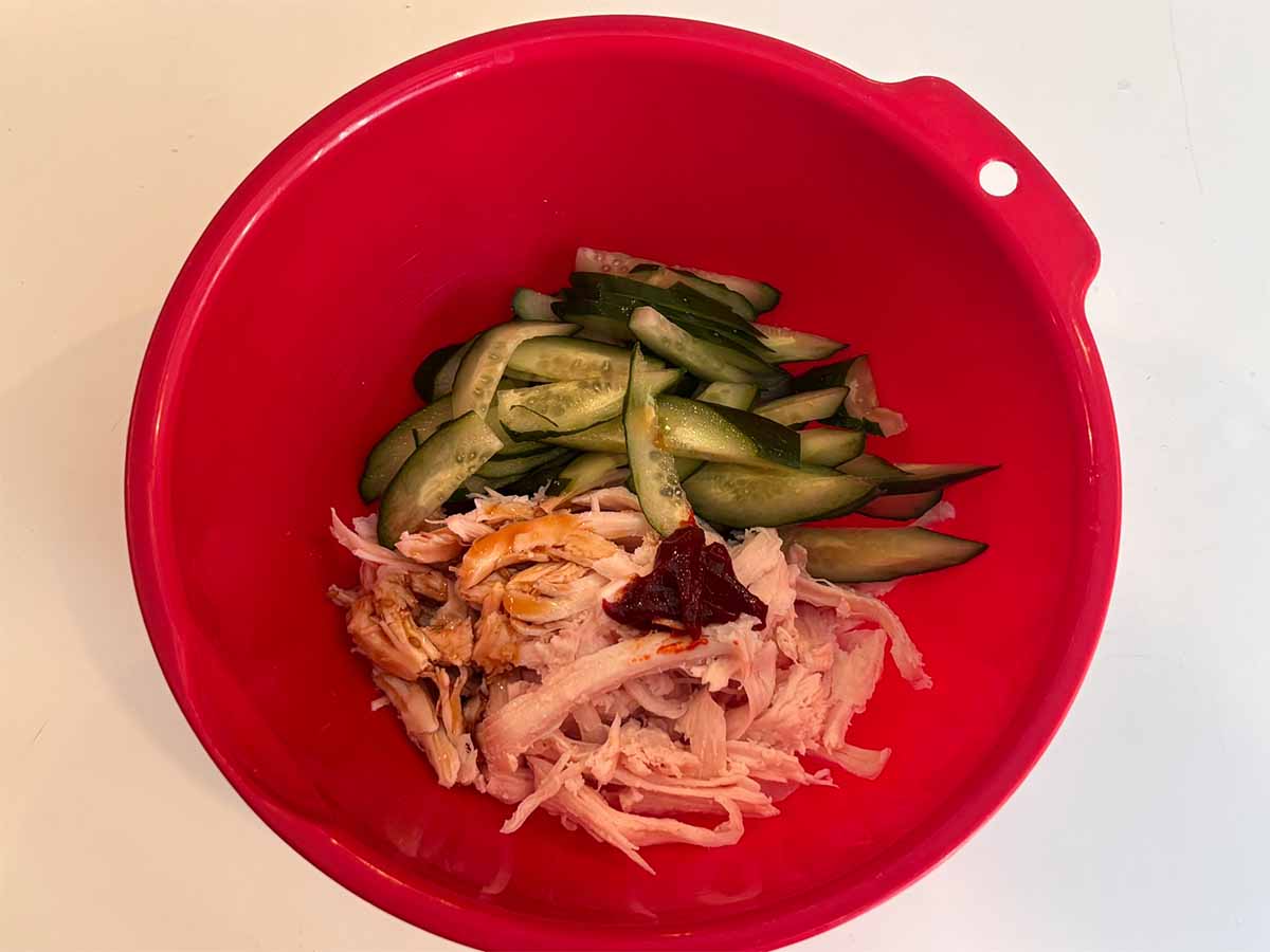 【メンズレシピ】サラダチキンユッケ