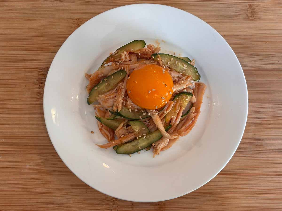 【メンズレシピ】サラダチキンユッケ