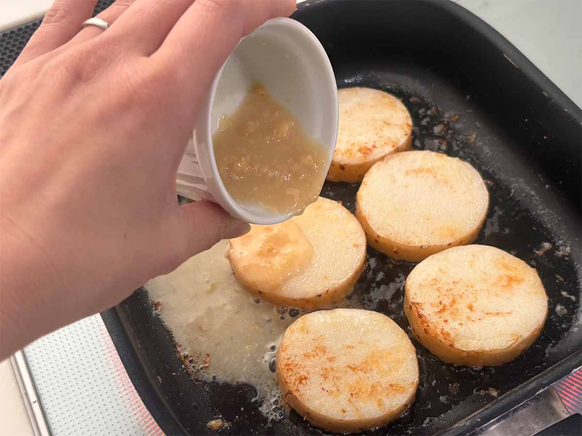 【メンズレシピ】長いものニンニクステーキ