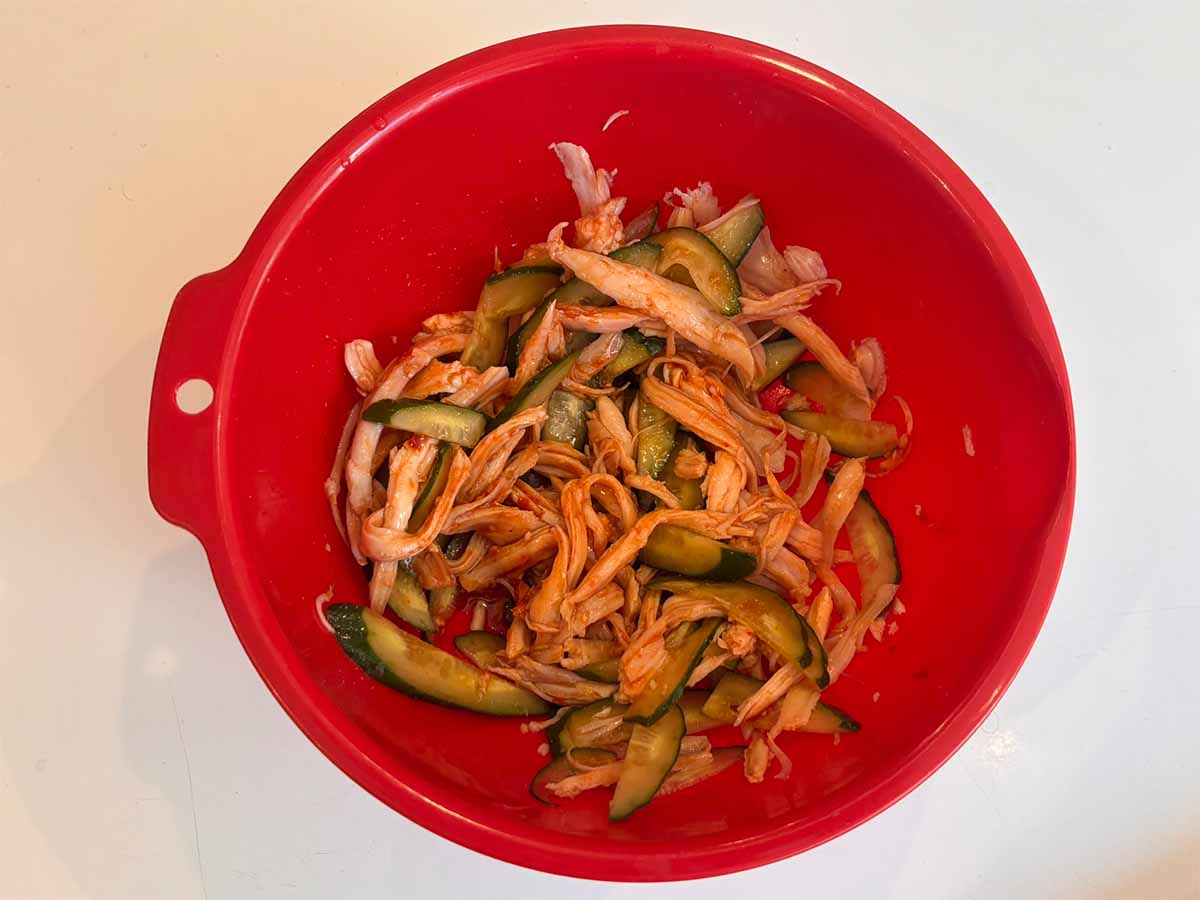 【メンズレシピ】サラダチキンユッケ