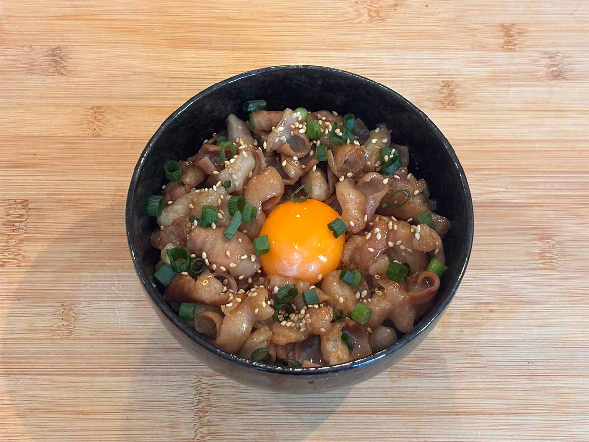 【メンズレシピ】ホルモン丼