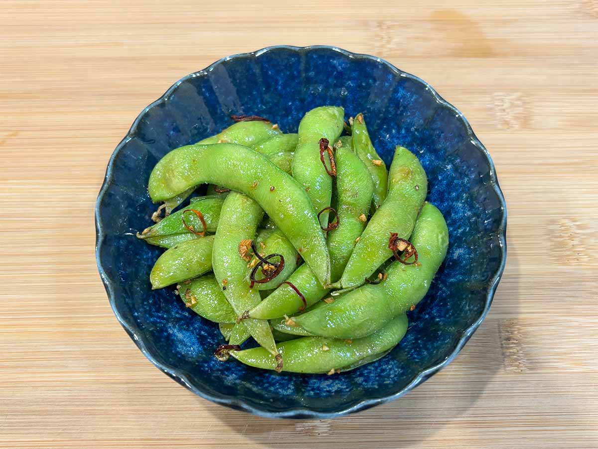 【メンズレシピ】ガーリック枝豆