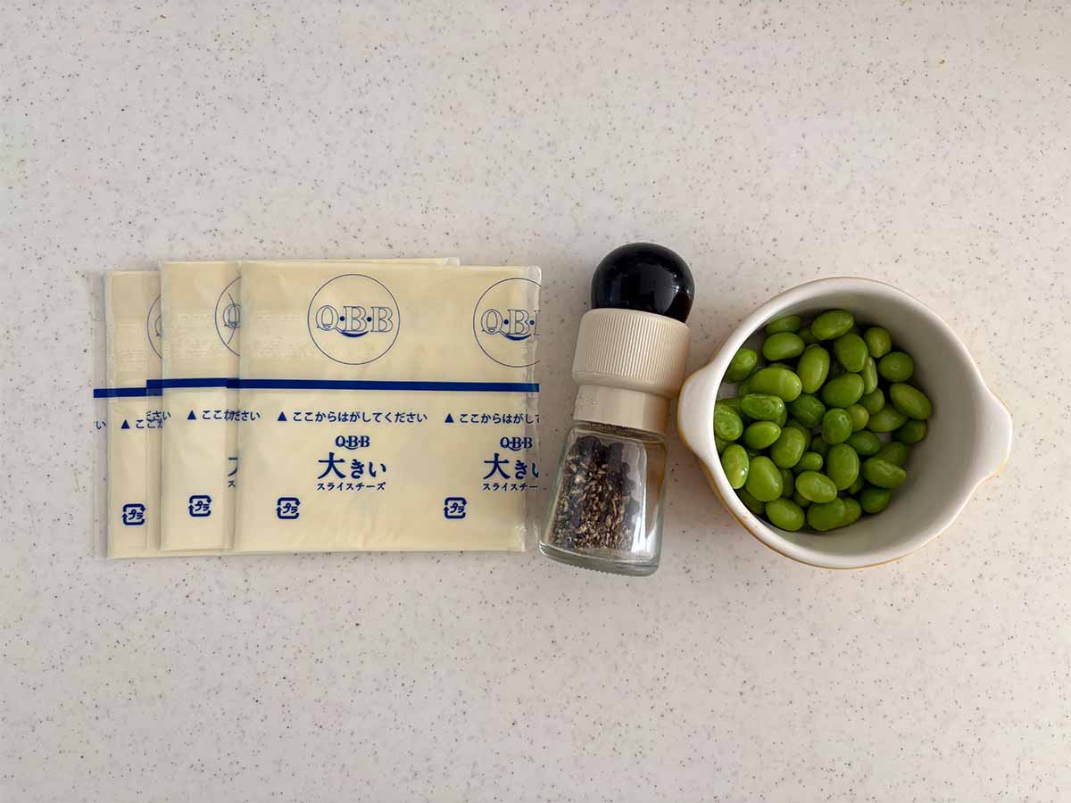 【メンズレシピ】パリパリ枝豆チーズ