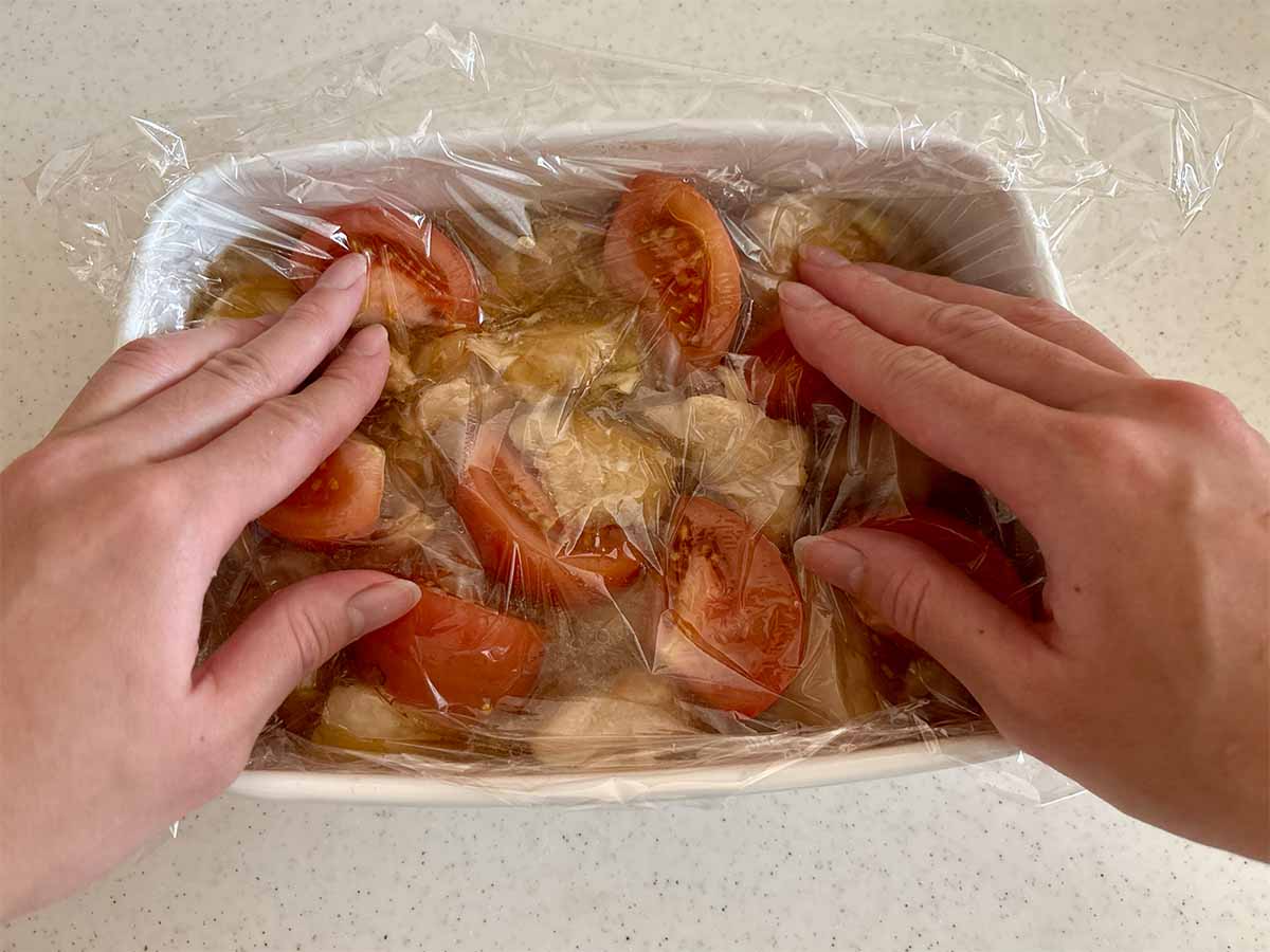 【メンズレシピ】さっぱりぷるぷる鶏むねナムル