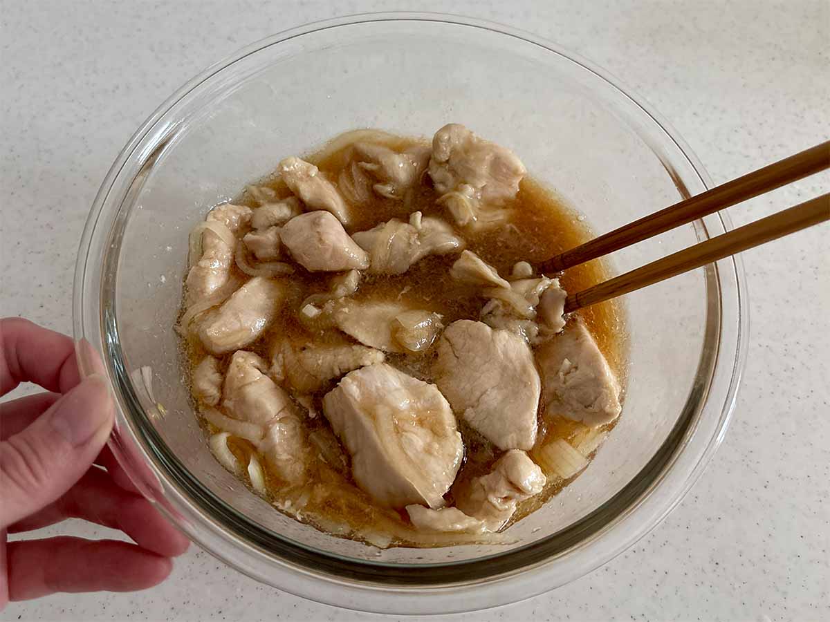 【メンズレシピ】さっぱりぷるぷる鶏むねナムル