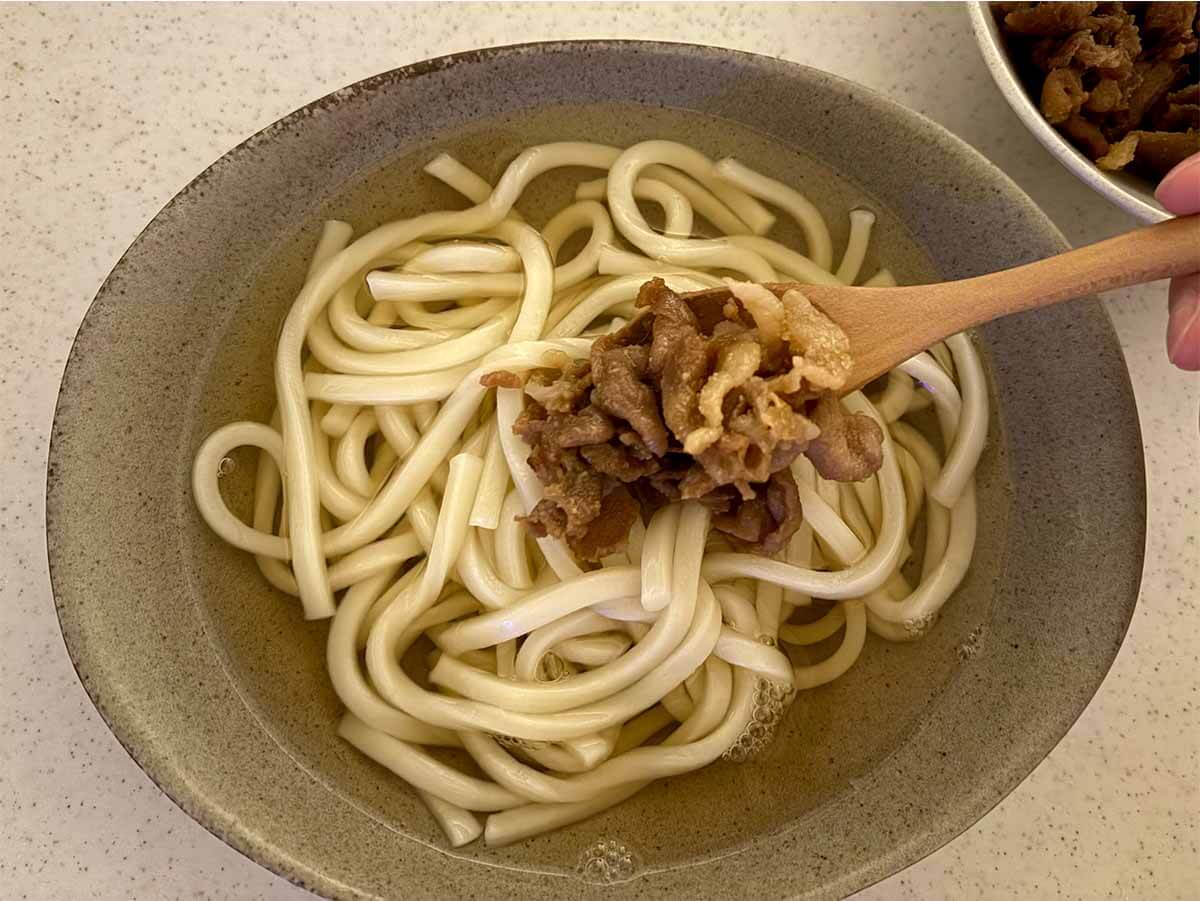 タサン志麻さん「肉うどん」
