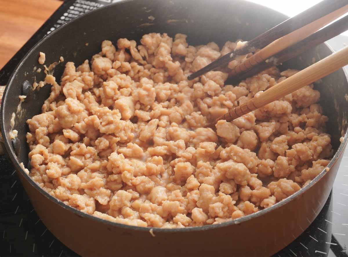 【メンズレシピ】そぼろ焼きおにぎり