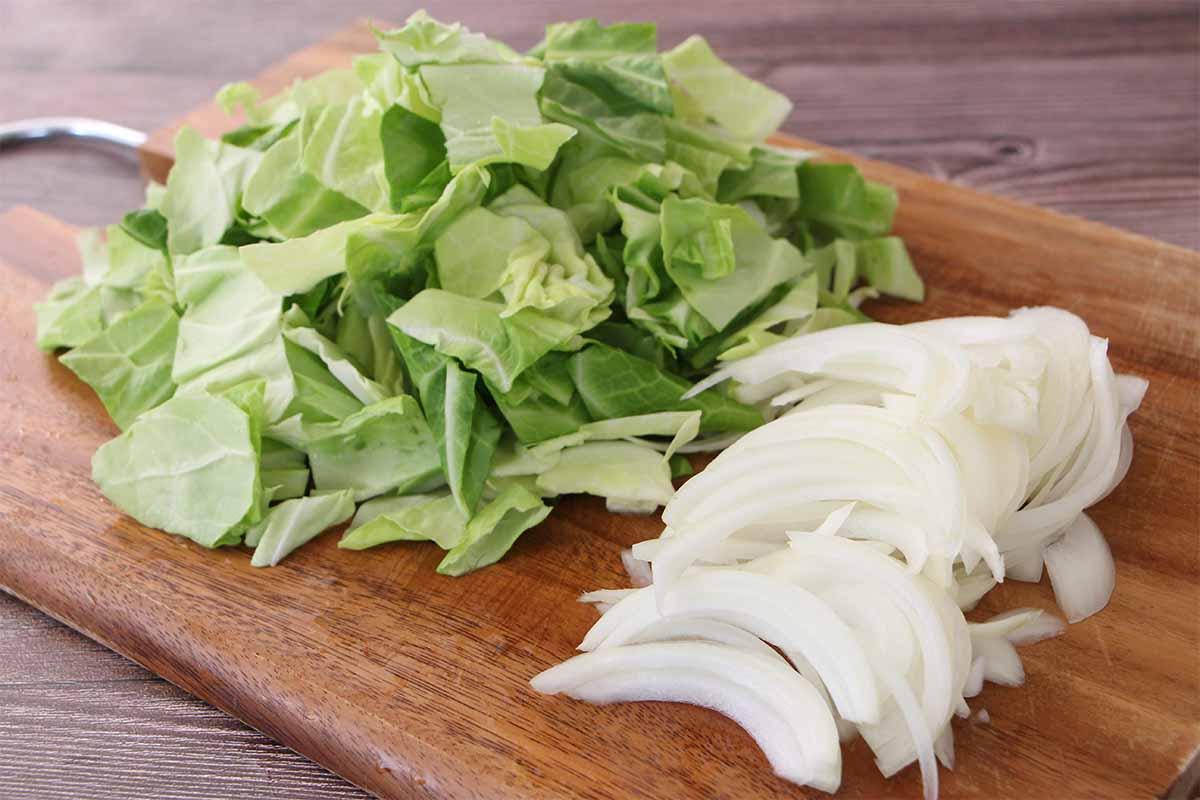 大原千鶴さん「豚肉と春キャベツのオイル蒸し」