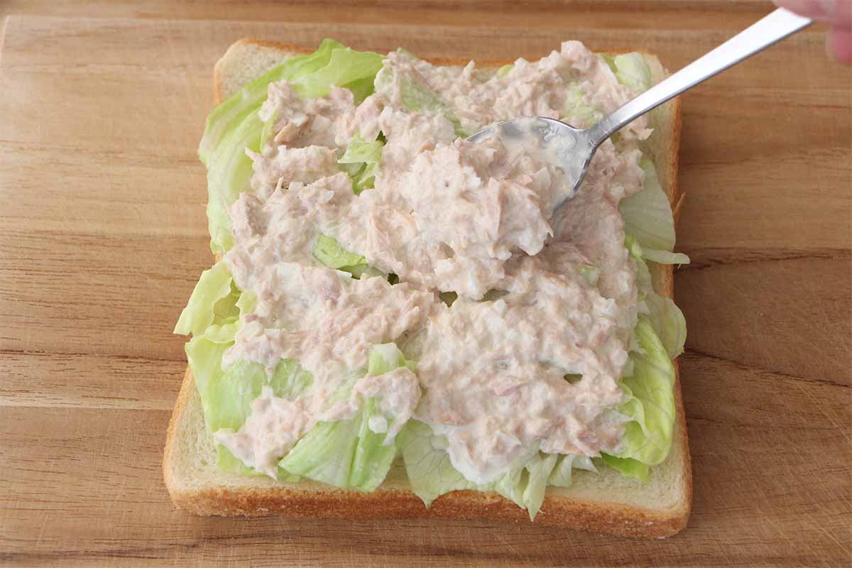 栗原はるみさん「ツナ＆エッグサンド」